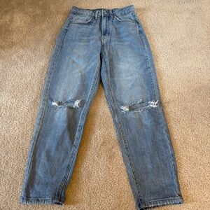 Wild Fable Highest Rise Ripped Denim Mom Jeants